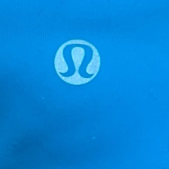 Lululemon Reversible Wunder Under Crops Pants 6 blue Black - Picture 3 of 5